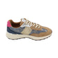 Lloyd & Pryce For Her - Ladies Shoes Trainers Taupe, Gold, Blue (2959)