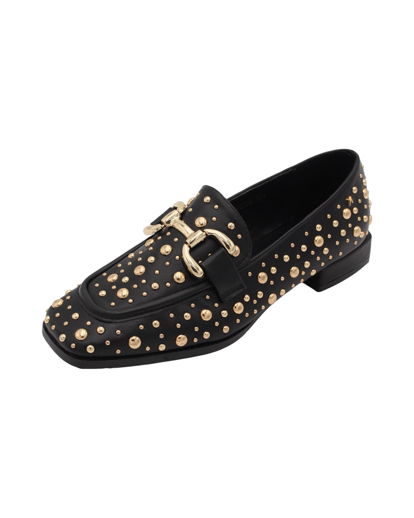 Kate Appleby - Ladies Shoes Loafer Black, Gold Stud (2960)