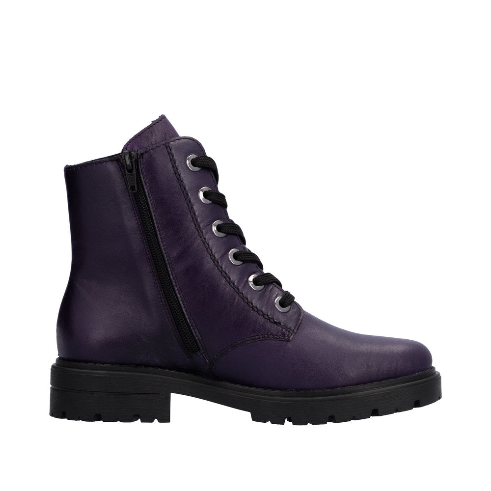 Rieker - Ladies Shoes Ankle Boots Purple (2962)