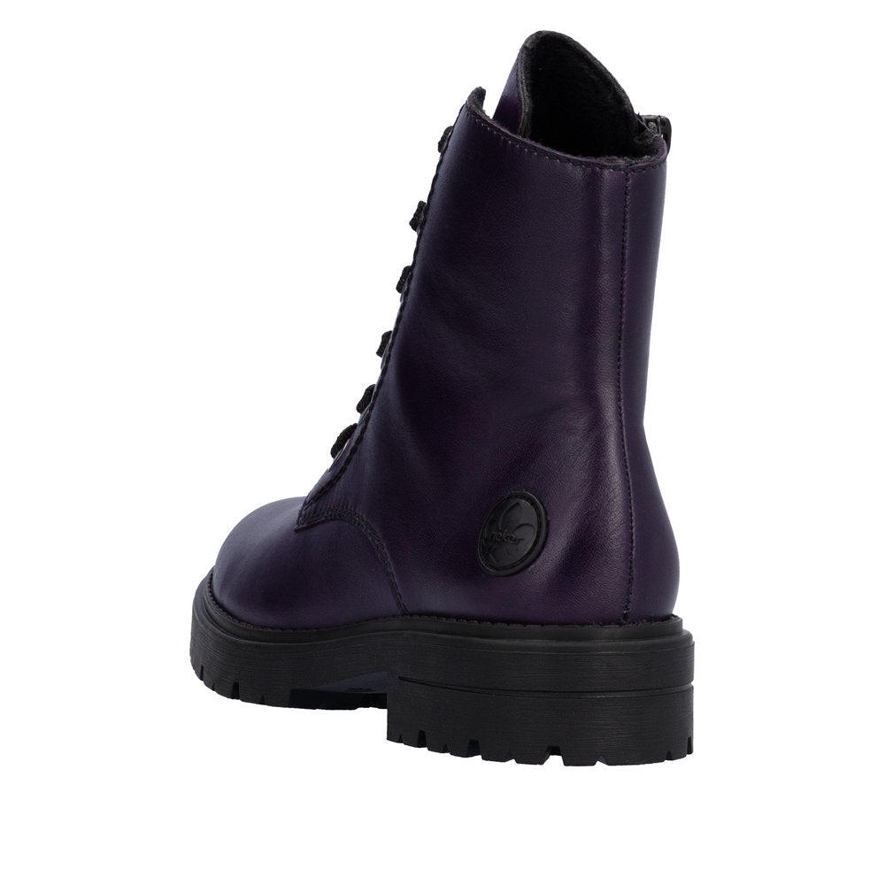 Rieker - Ladies Shoes Ankle Boots Purple (2962)