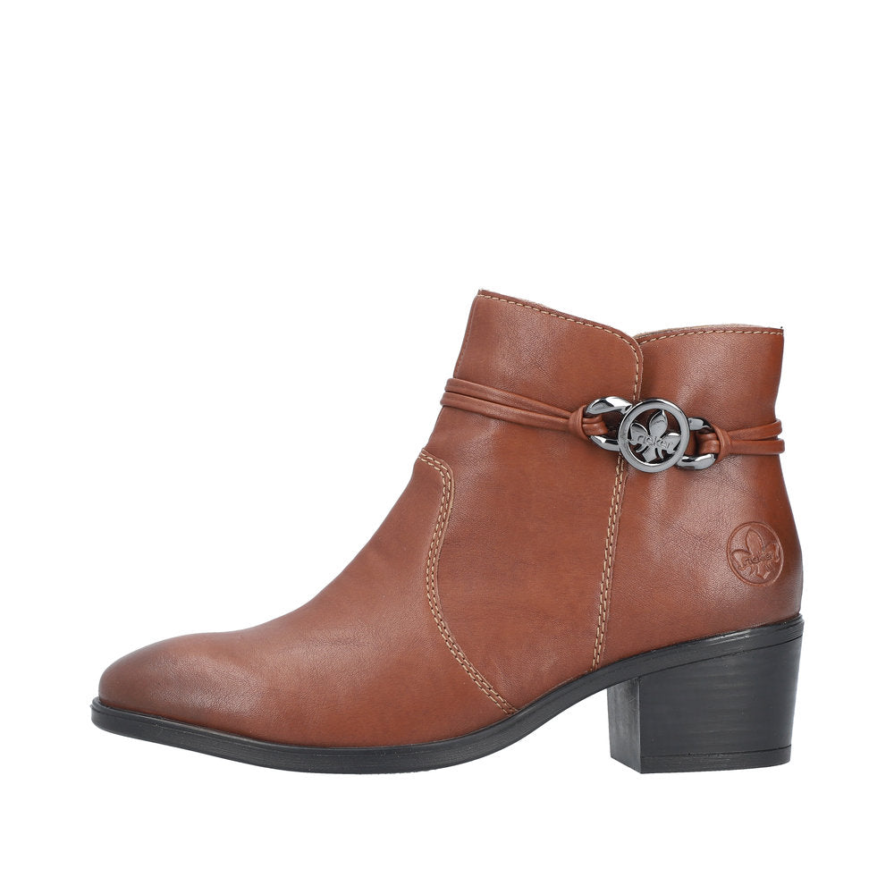 Rieker - Ladies Shoes Ankle Boots Brown (2964)