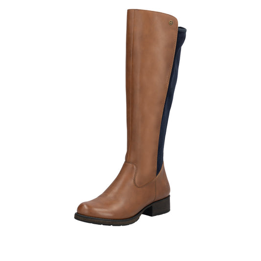 Rieker - Ladies Shoes Long Boots Chestnut (2968)