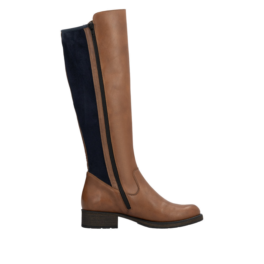 Rieker - Ladies Shoes Long Boots Chestnut (2968)