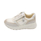 Xti - Ladies Shoes Trainers Cream, Silver (3016)