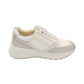 Xti - Ladies Shoes Trainers Cream, Silver (3016)