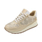 Xti - Ladies Shoes Trainers Gold (3017)