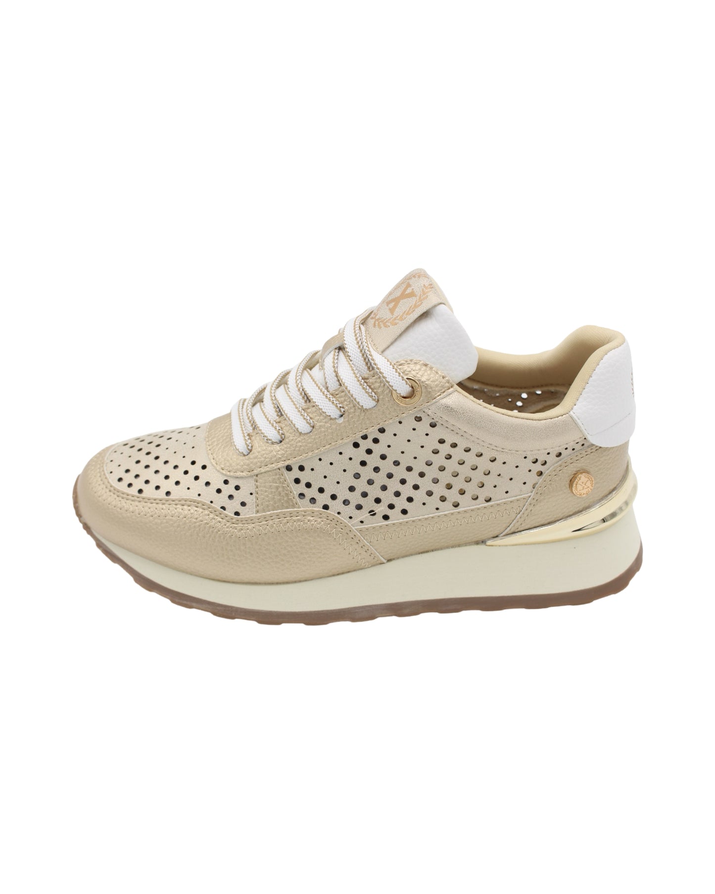 Xti - Ladies Shoes Trainers Gold (3017)