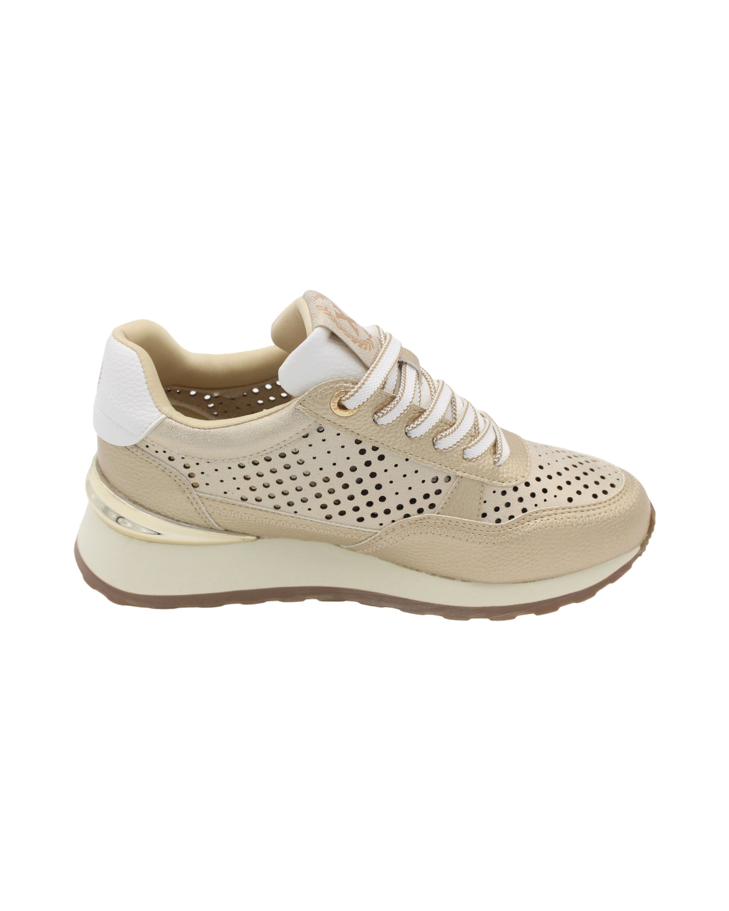 Xti - Ladies Shoes Trainers Gold (3017)