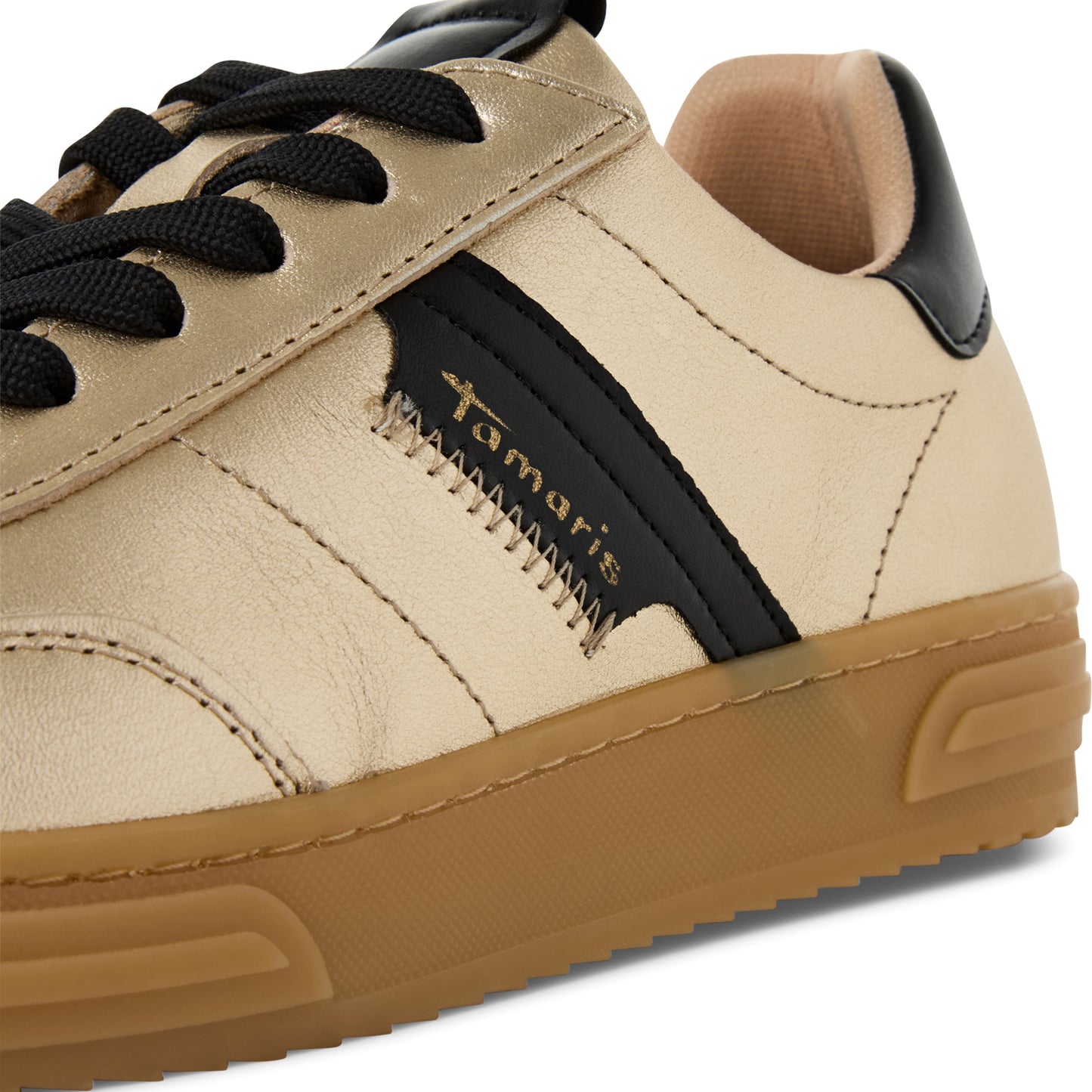 Tamaris - Ladies Shoes Trainers Light Gold (3023)