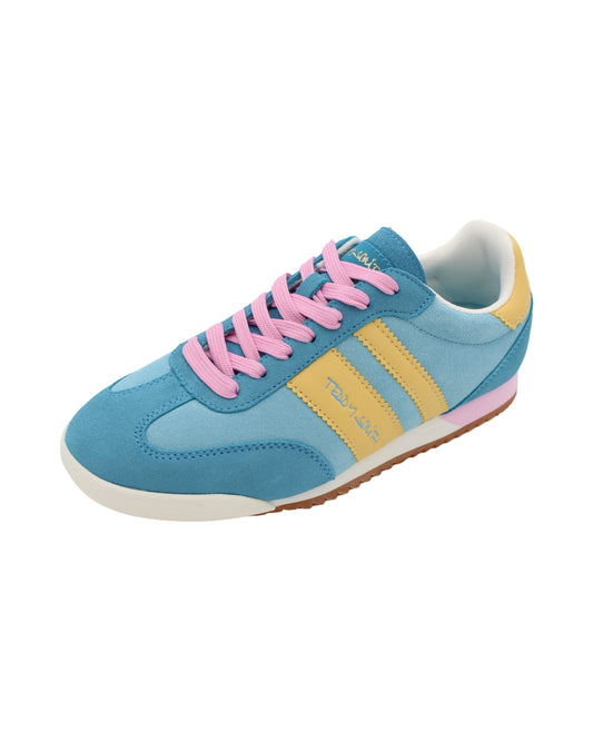 Teddy Smith - Ladies Shoes Trainers Aqua, Pink, Yellow (3028)