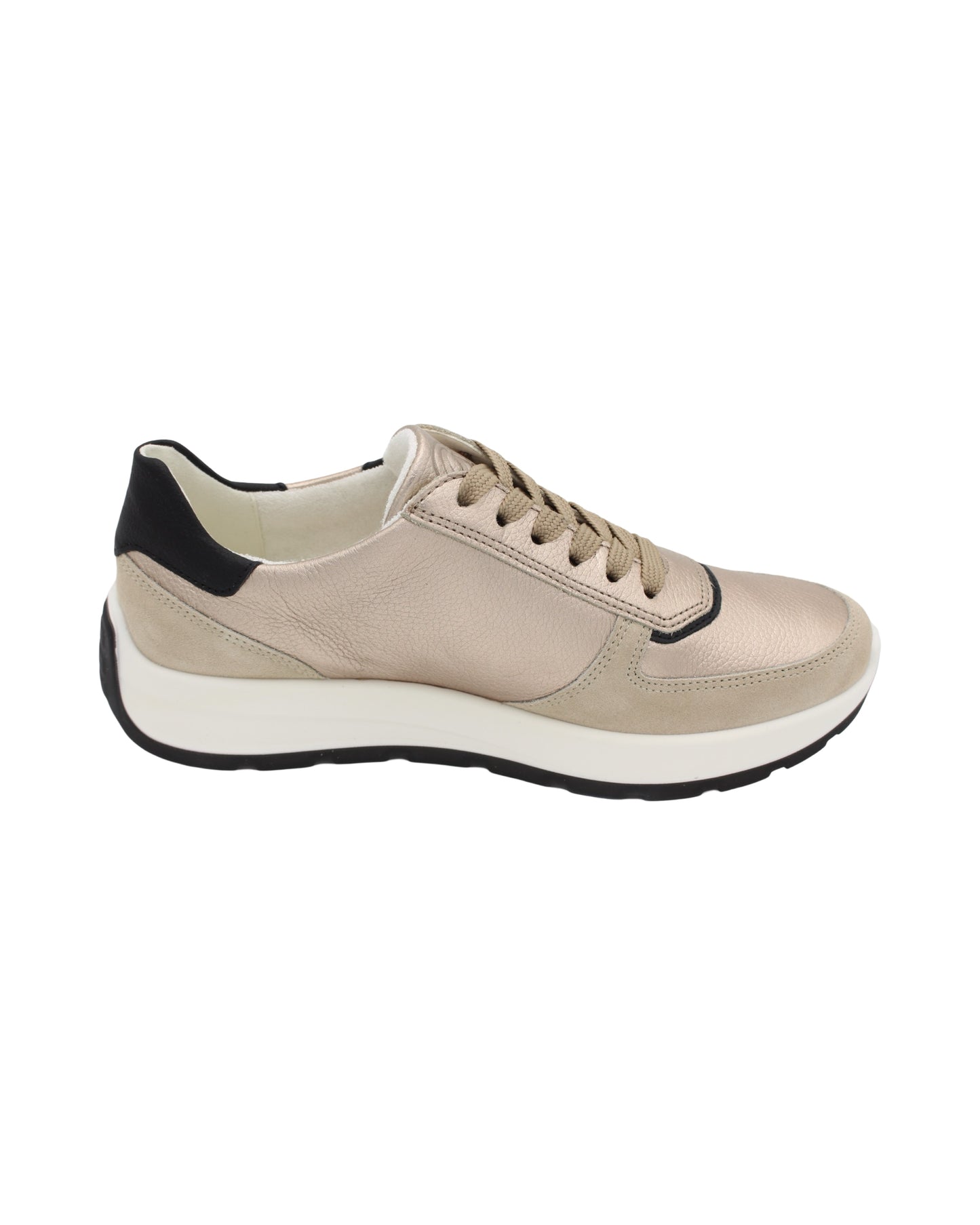 Ara - Ladies Shoes Trainers Rose Gold, Black (3032)