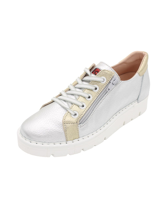 Jose Saenz - Ladies Shoes Trainers Silver (3039)