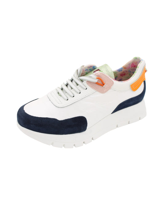 Jose Saenz - Ladies Shoes Trainers White, Navy (3041)