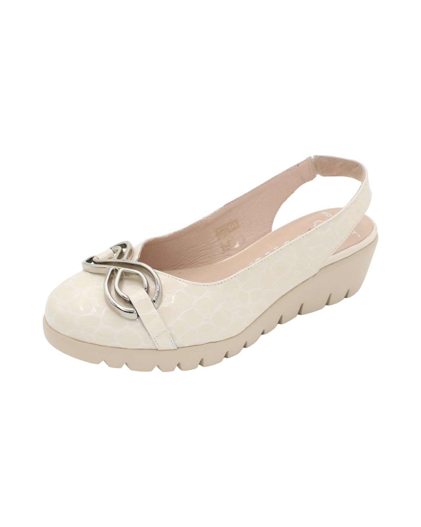 Wonders - Ladies Shoes Sling-backs Cream (3045)