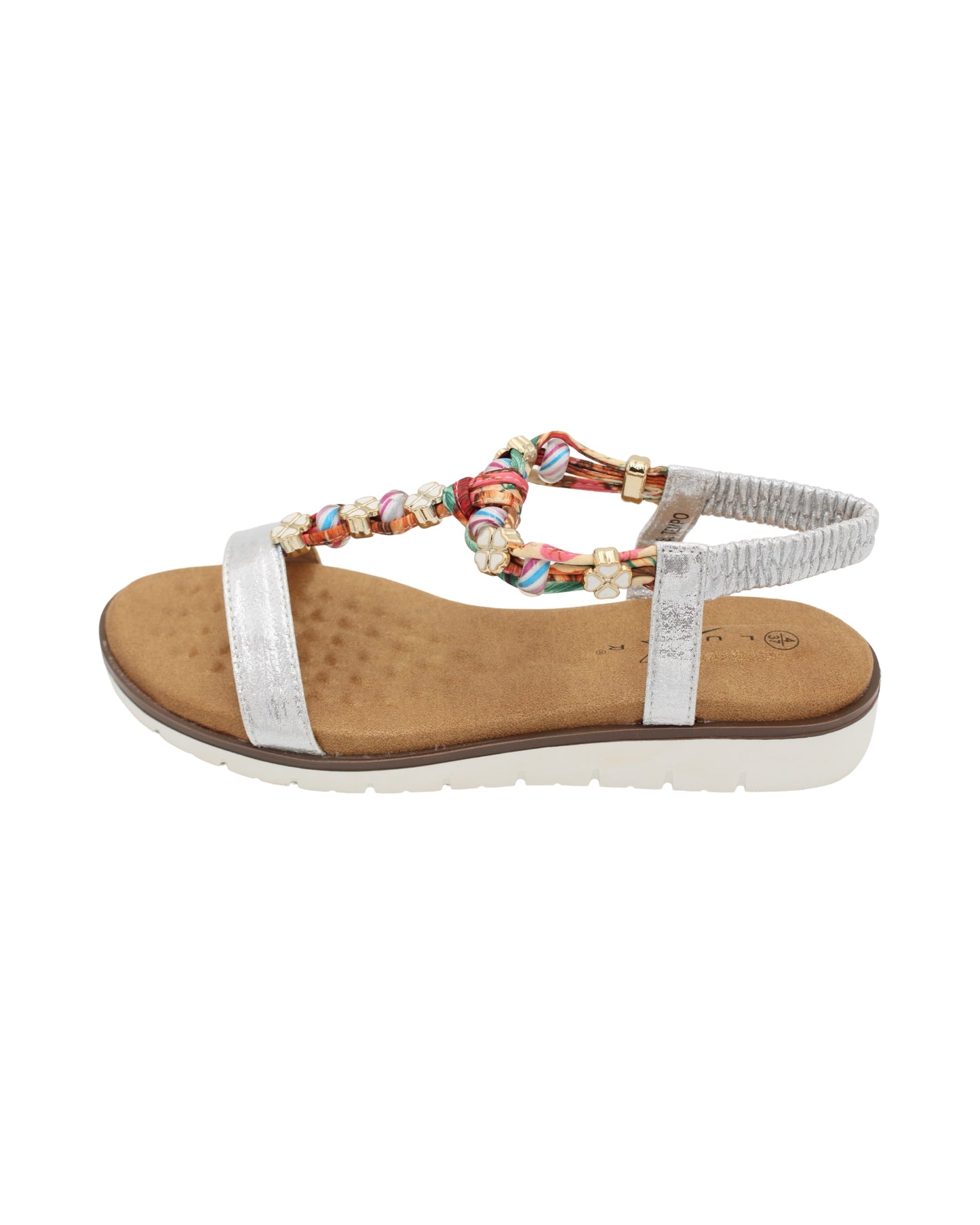 Lunar - Ladies Shoes Sandals Silver (3057)