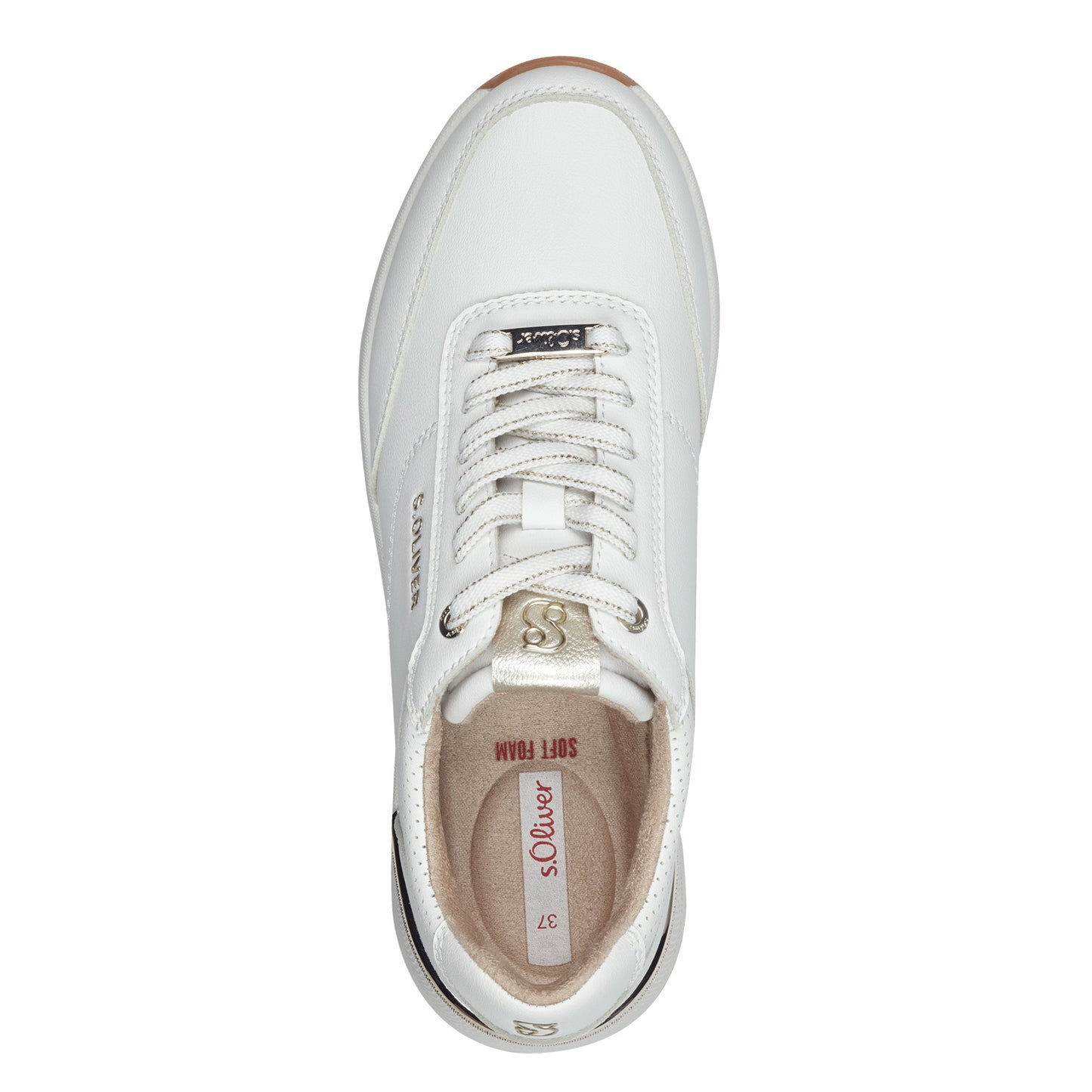 S.oliver - Ladies Shoes Trainers White (3060)