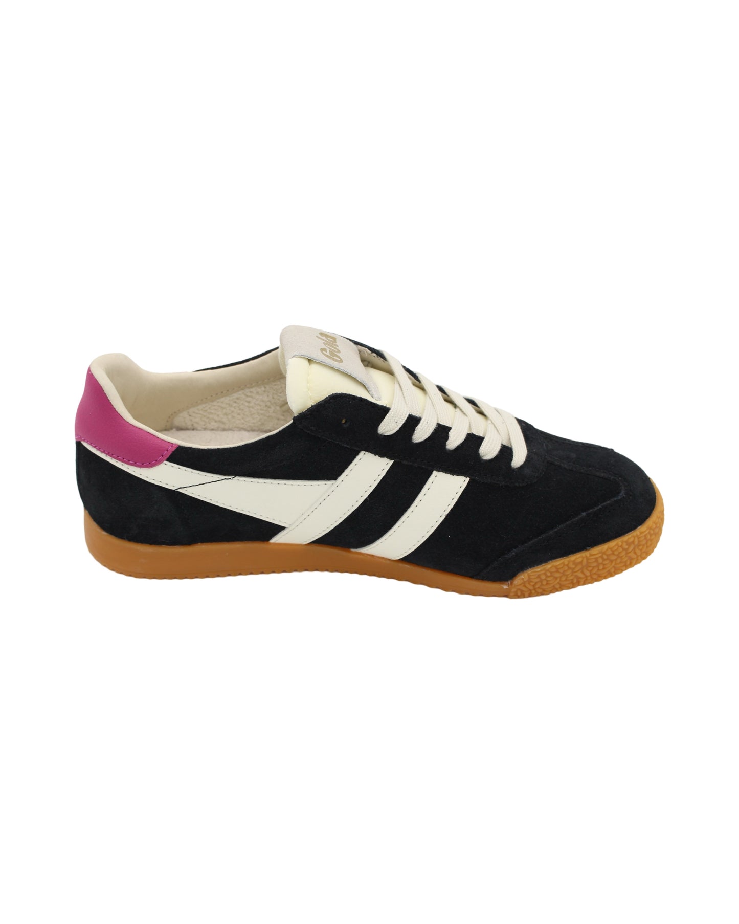 Gola - Ladies Trainers Black, Off White, Fuchsia (3061)