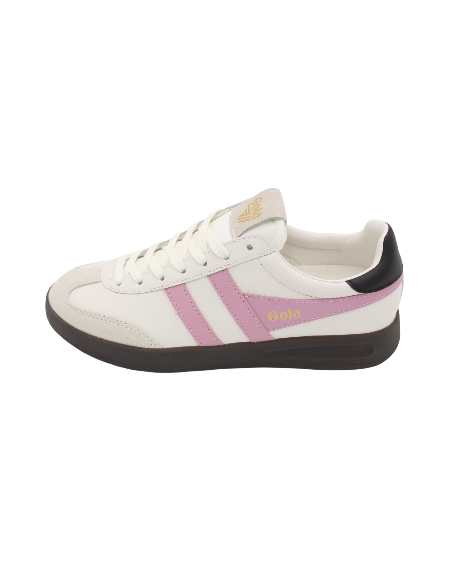 Gola - Ladies Trainers White, Candy, Black, Dark Gum (3065)