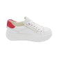 Ara - Ladies Shoes Trainers White, Fuchsia (3066)