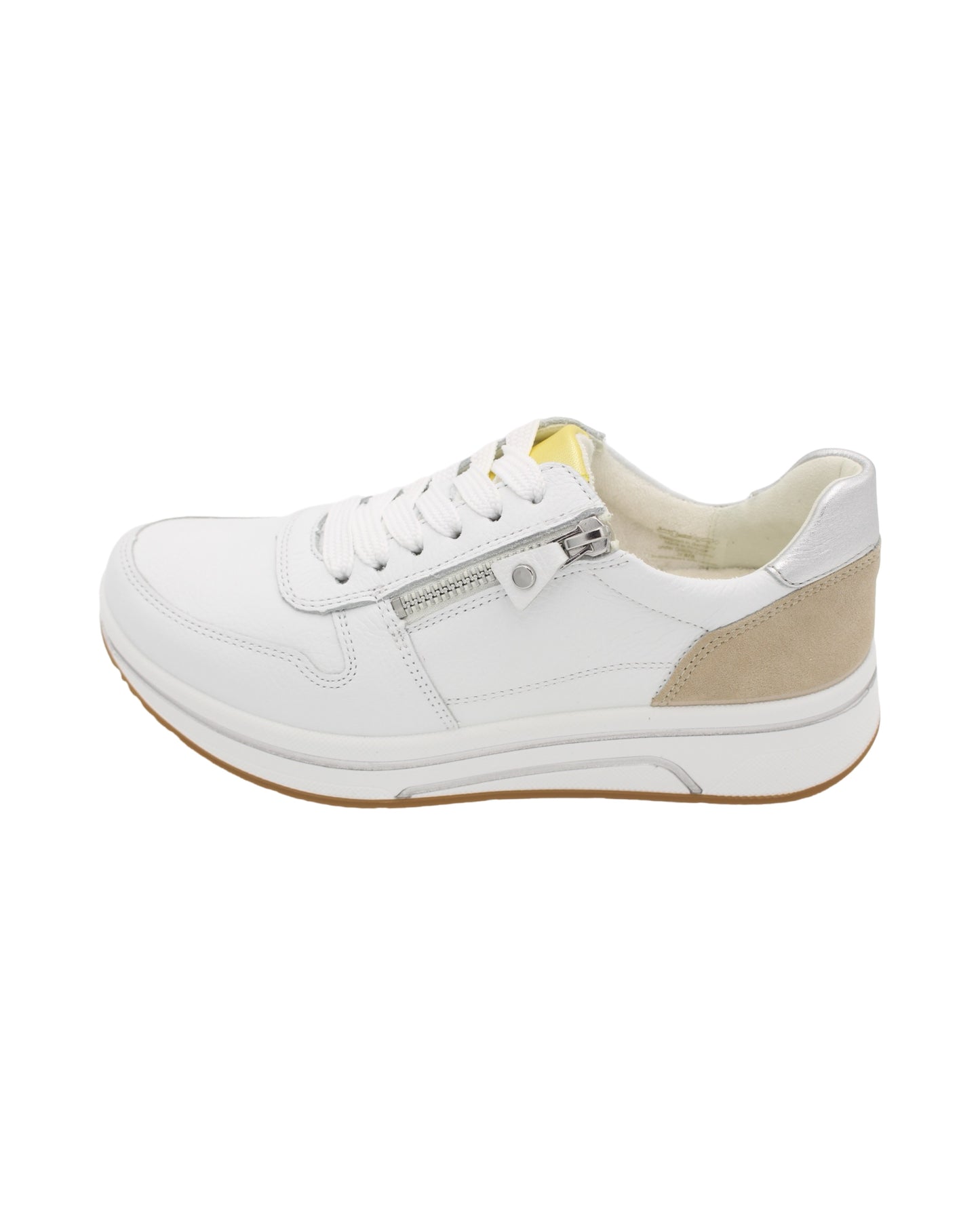 Ara - Ladies Trainers White, Silver, Cream (3067)