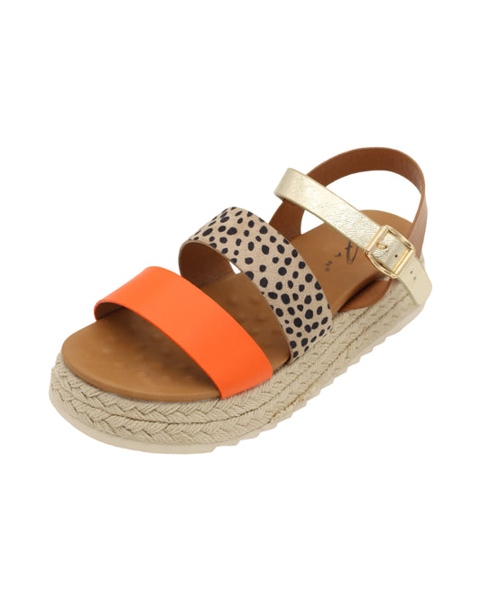 Lunar - Ladies Shoes Sandals Orange (3071)