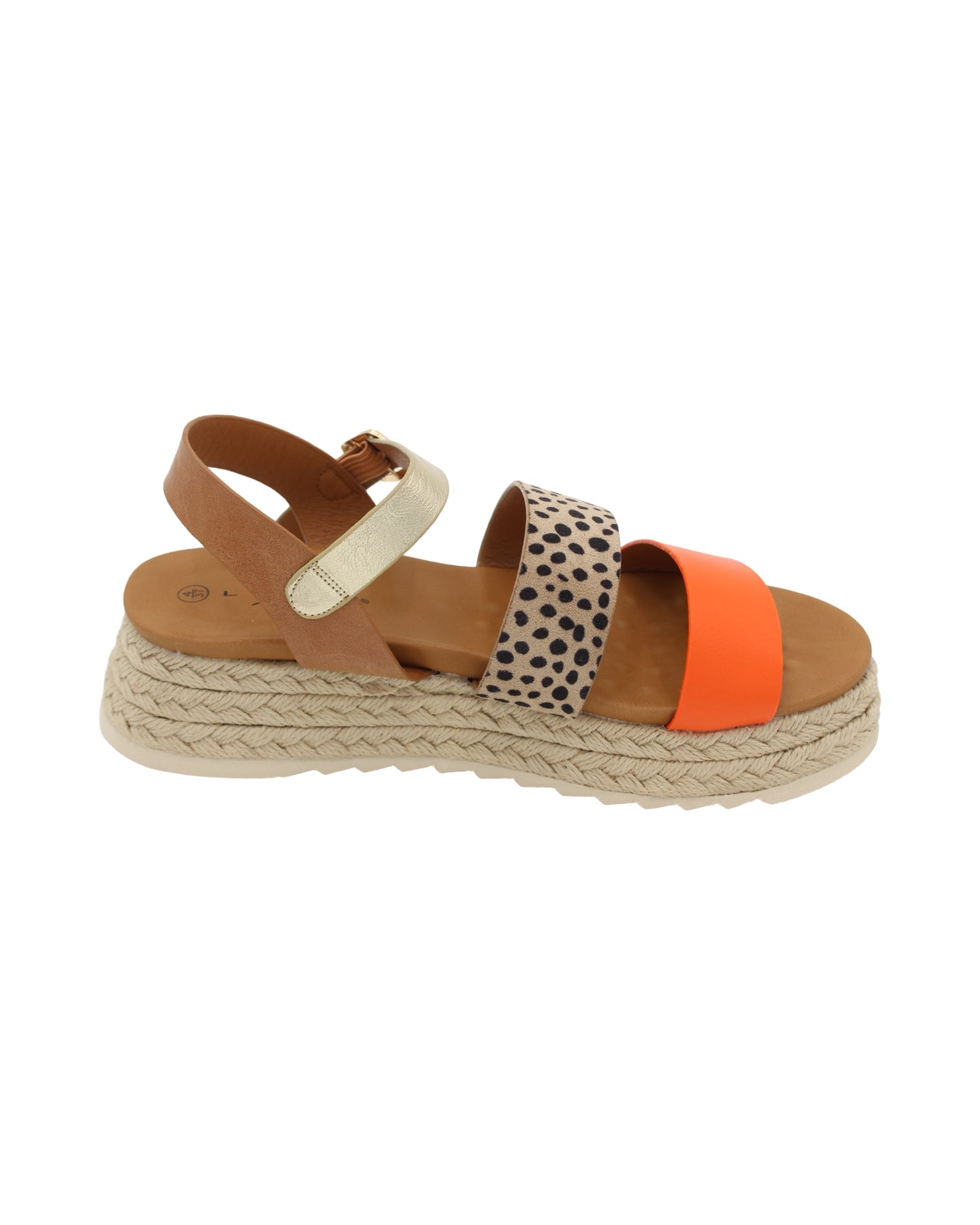 Lunar - Ladies Shoes Sandals Orange (3071)