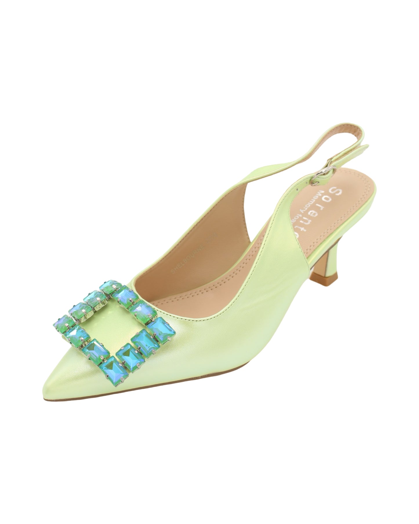 Sorento - Ladies Shoes Occasion Lime (3080)