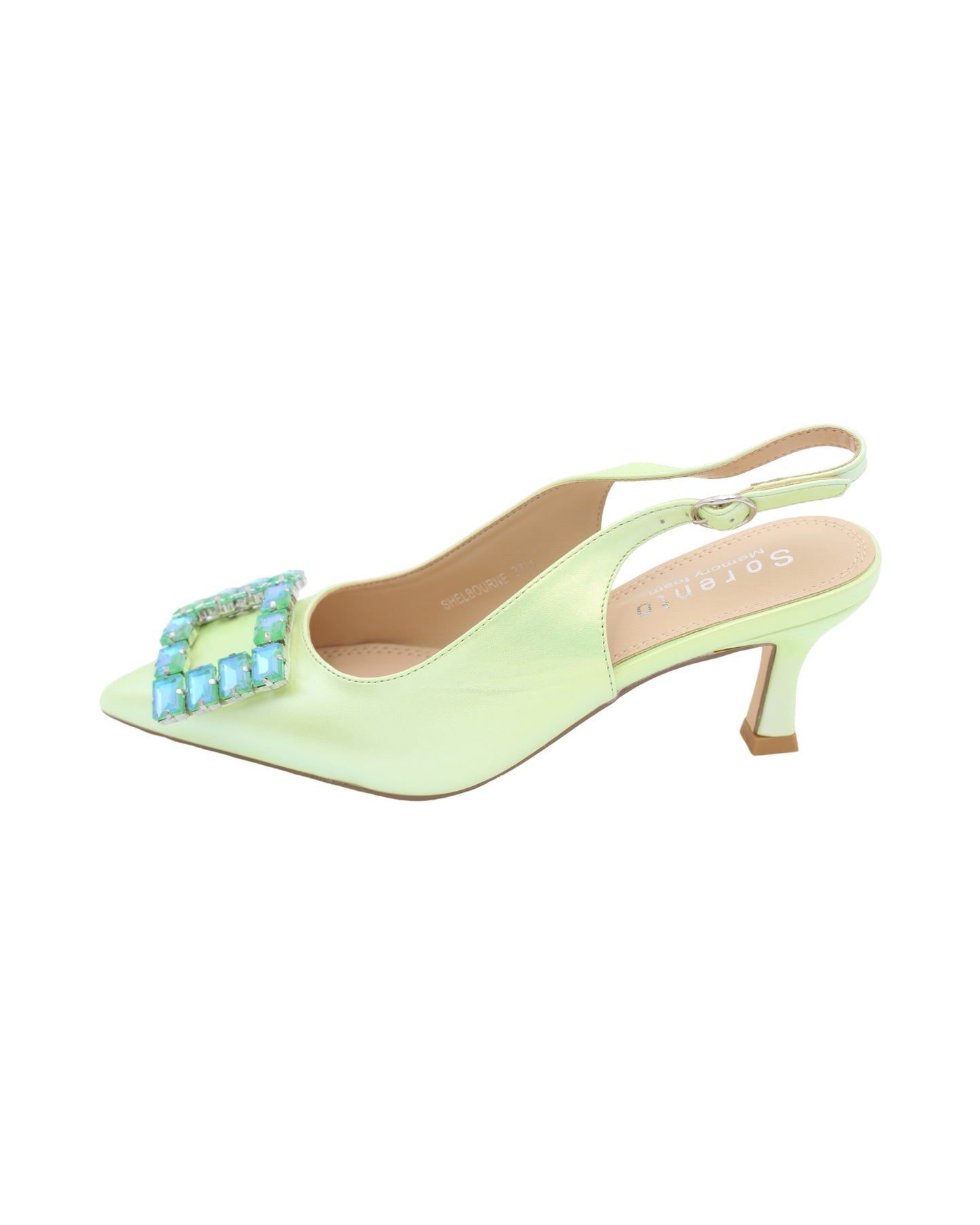 Sorento - Ladies Shoes Occasion Lime (3080)