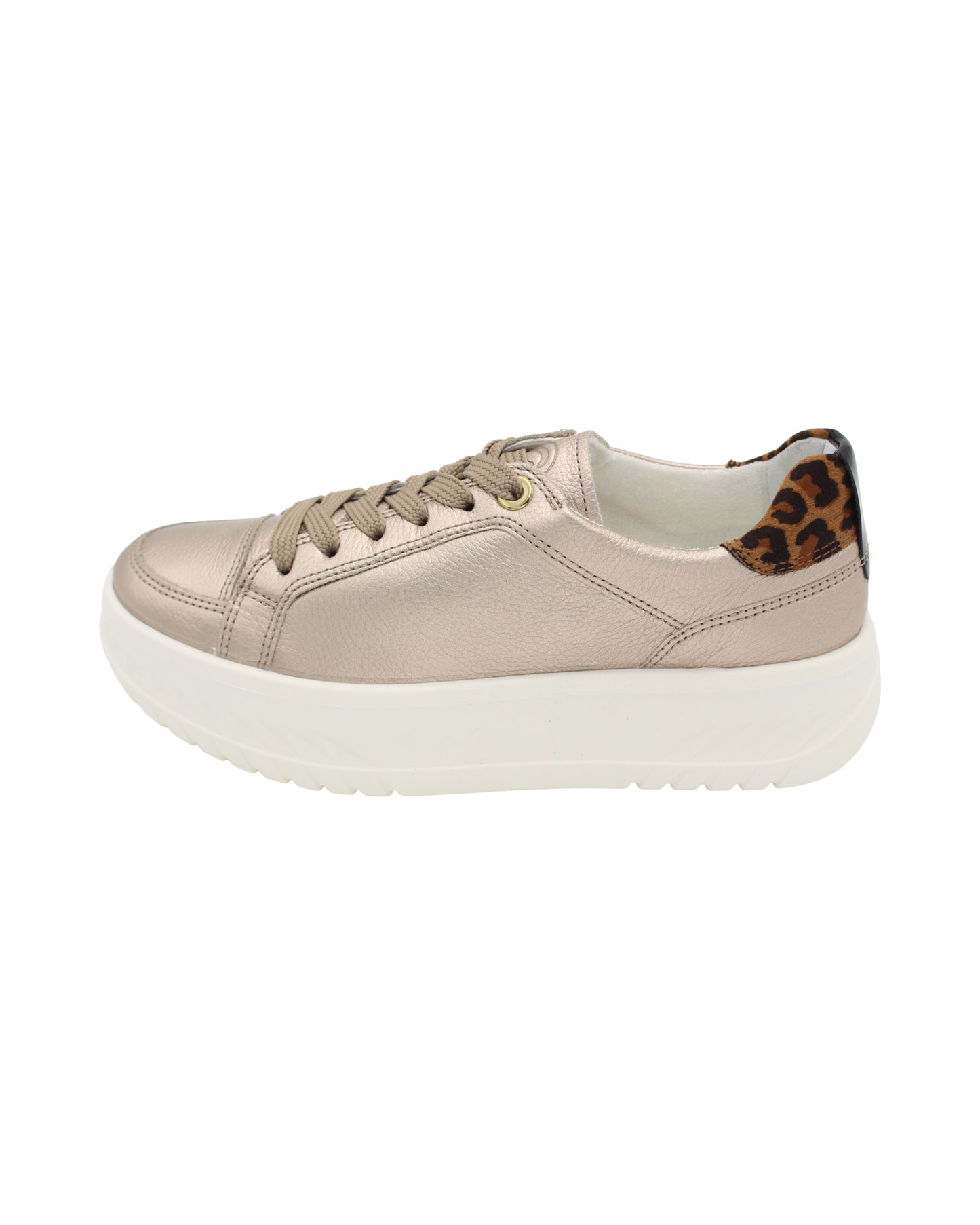 Ara - Ladies Trainers Gold, Leopard (3093)