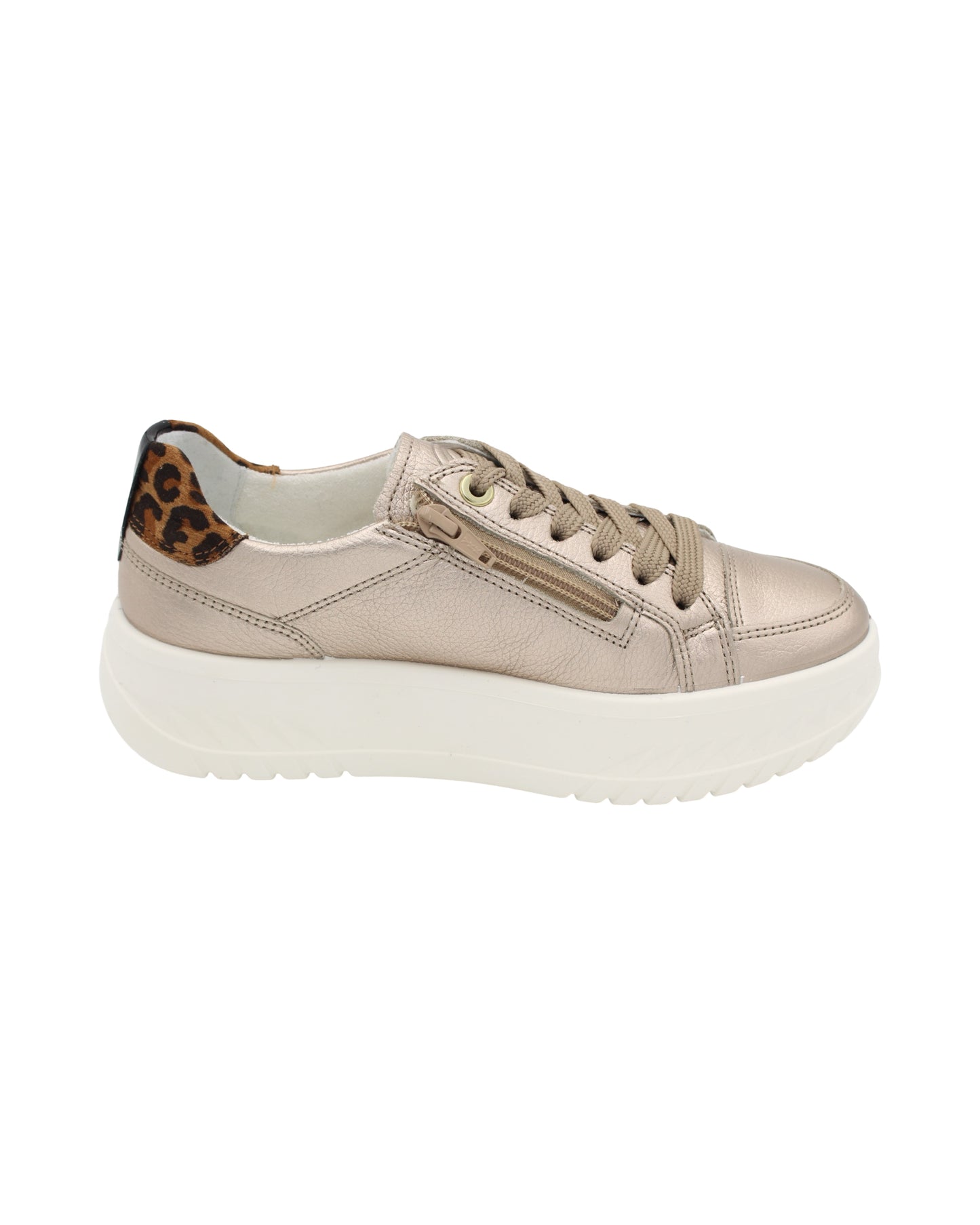 Ara - Ladies Trainers Gold, Leopard (3093)