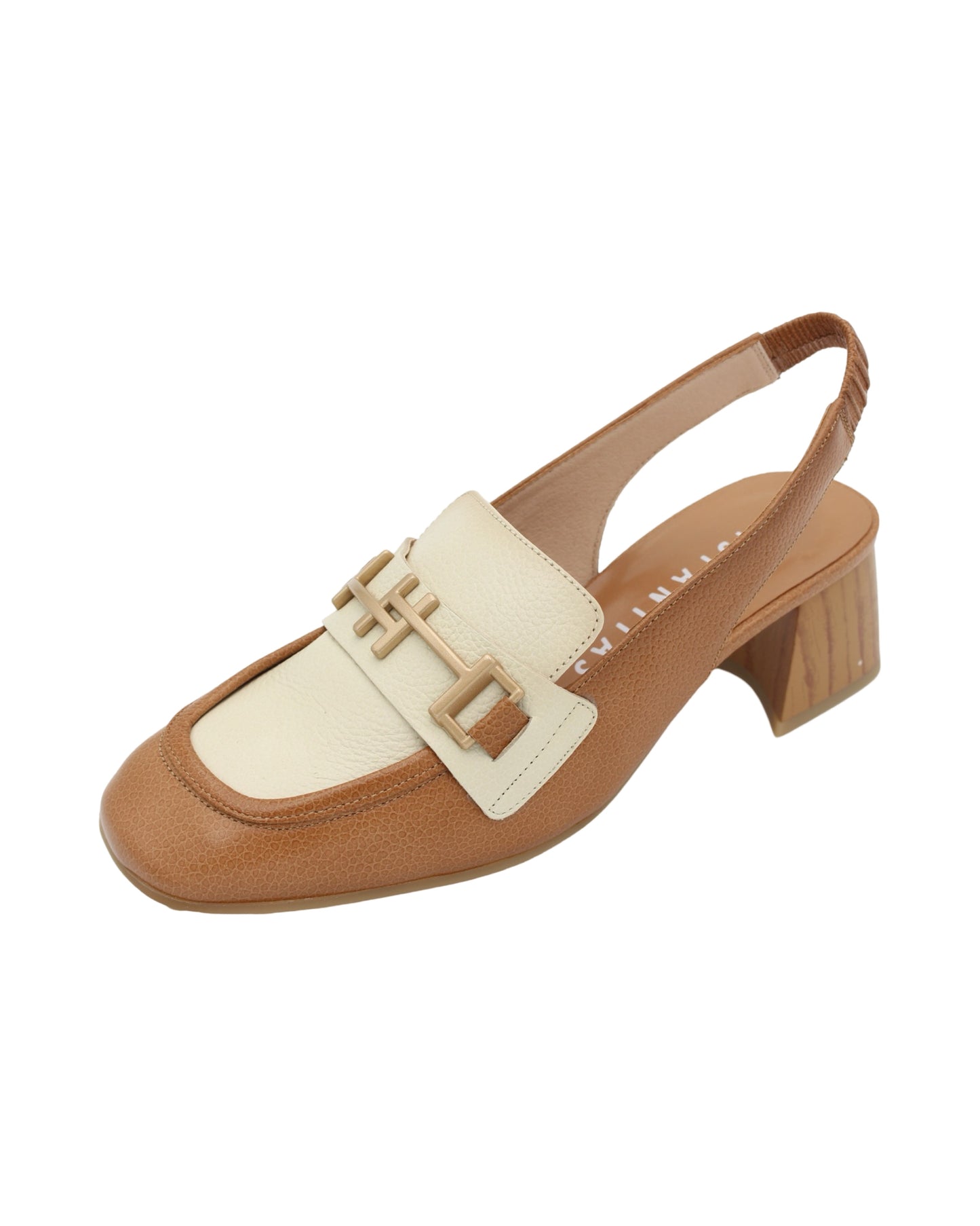 Hispanitas - Ladies Shoes Sling-backs Tan, Cream (3119)