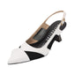 Hispanitas - Ladies Shoes Sling-backs Black, White (3124)