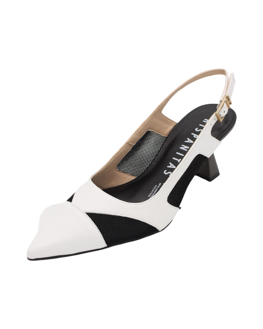 Hispanitas - Ladies Shoes Sling-backs Black, White (3124)