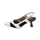 Hispanitas - Ladies Shoes Sling-backs Black, White (3124)