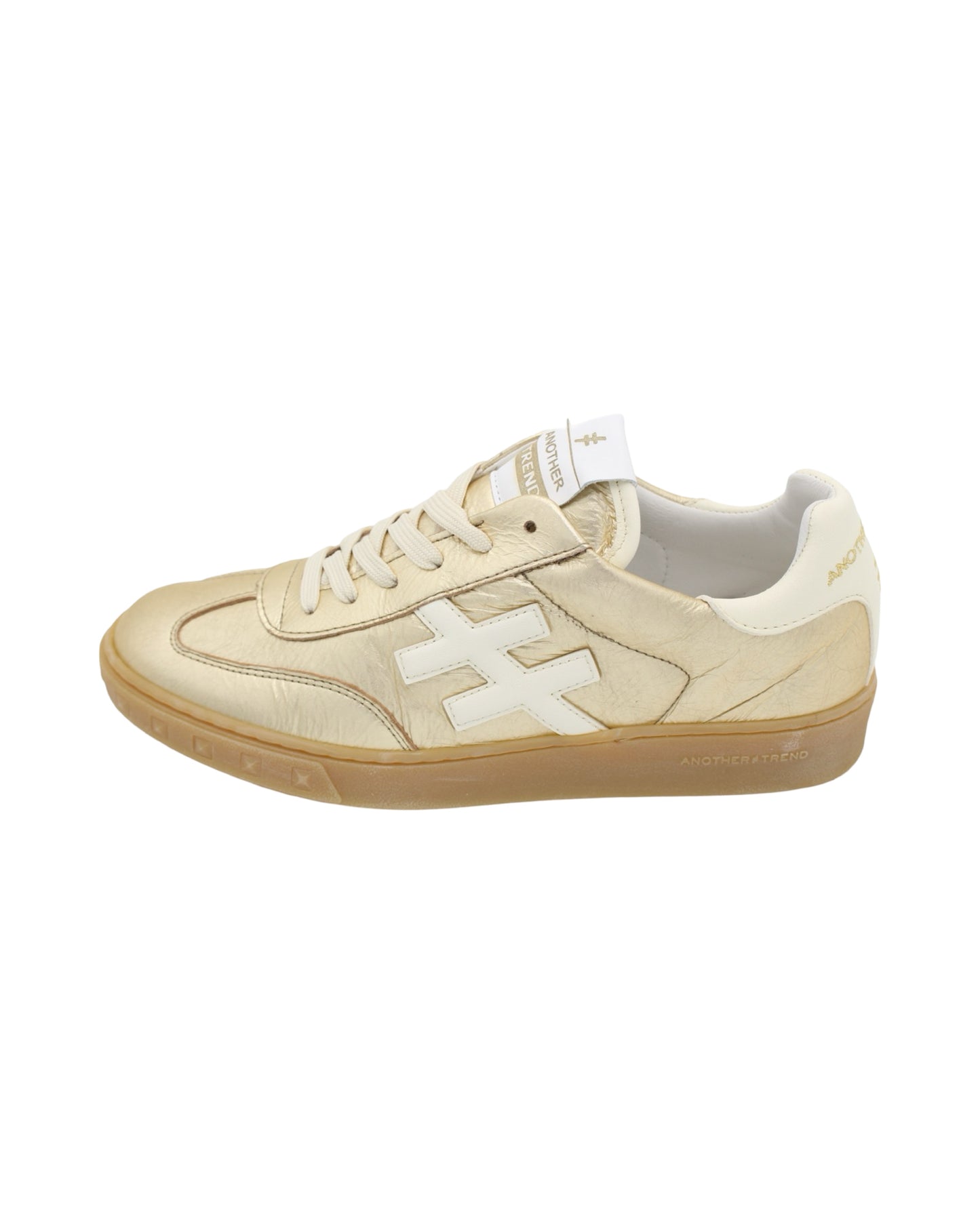 Another Trend - Ladies Trainers Gold, Cream (3133)