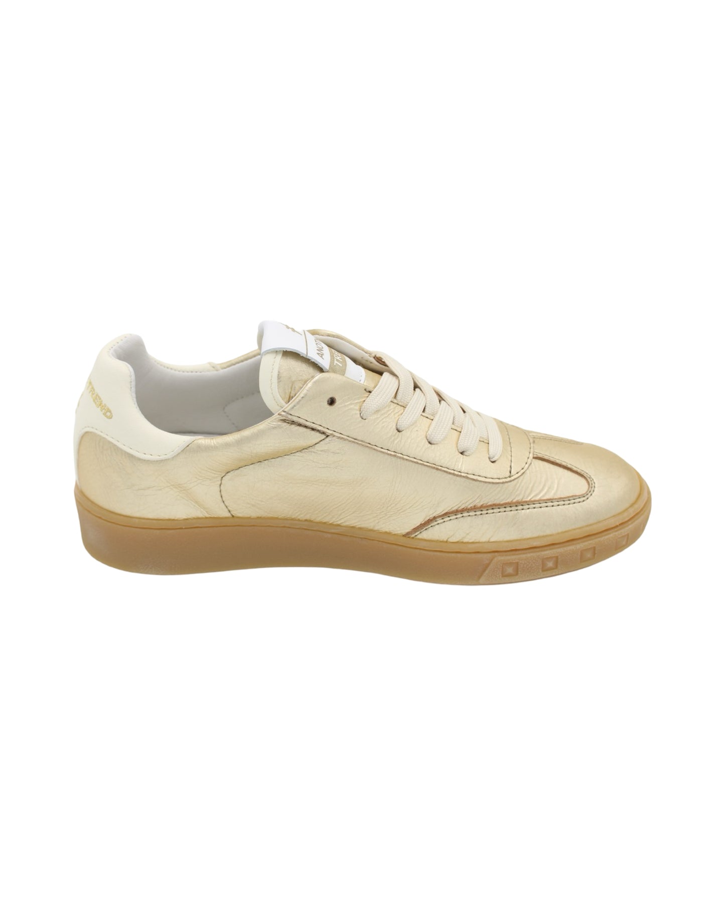 Another Trend - Ladies Trainers Gold, Cream (3133)