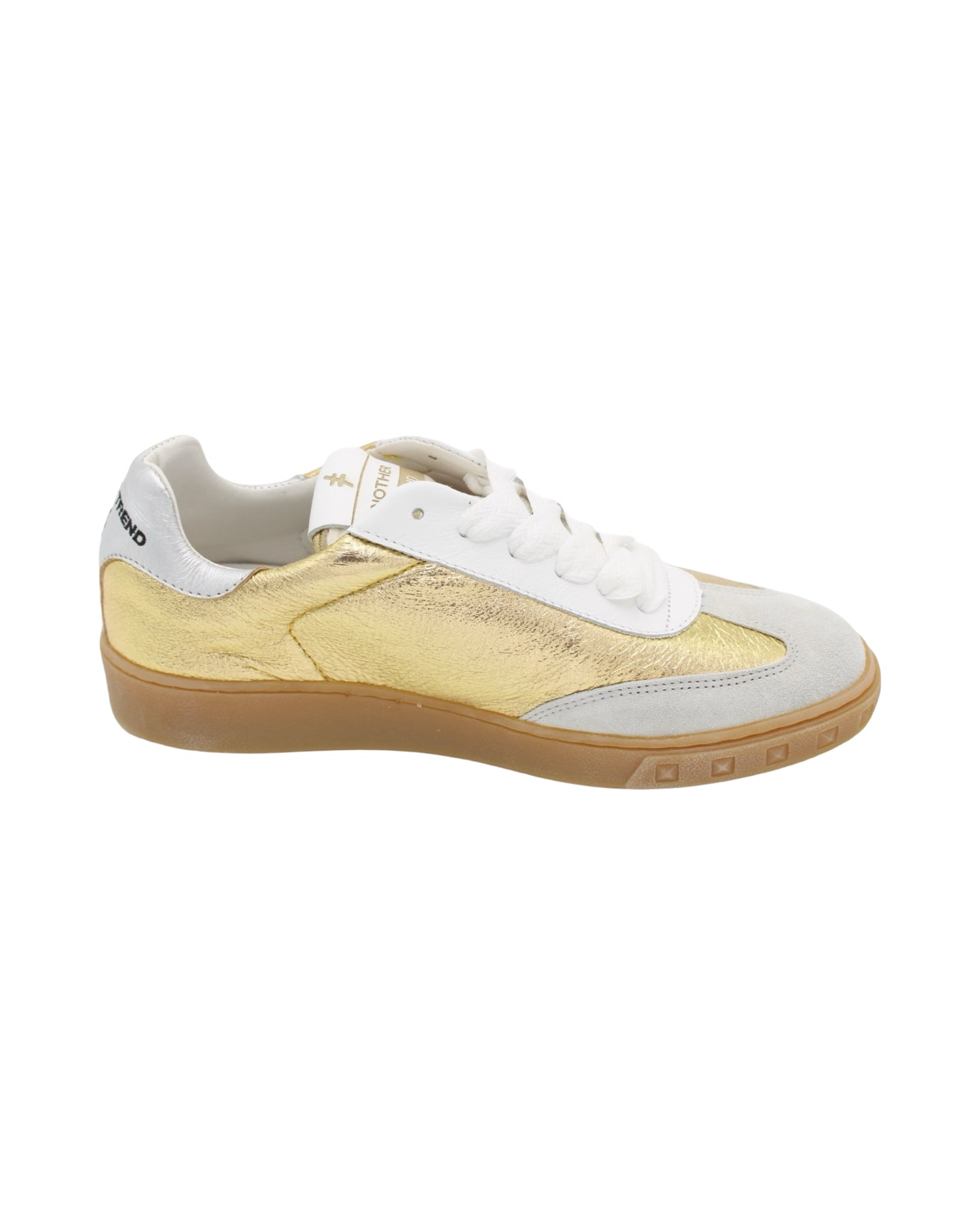 Another Trend - Ladies Trainers Gold, Grey, White (3135)