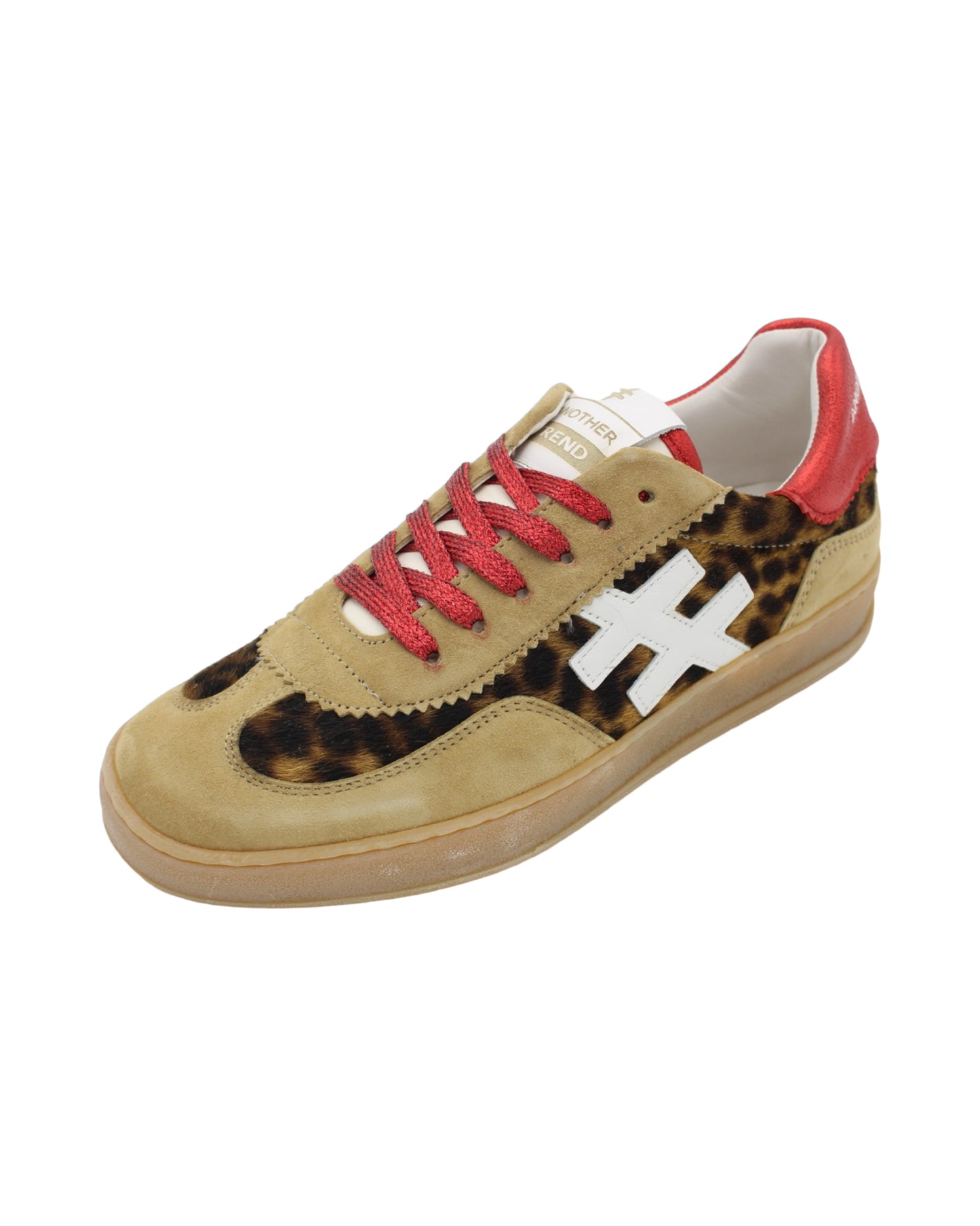 Another Trend - Ladies Trainers Camel, Leopard (3136)