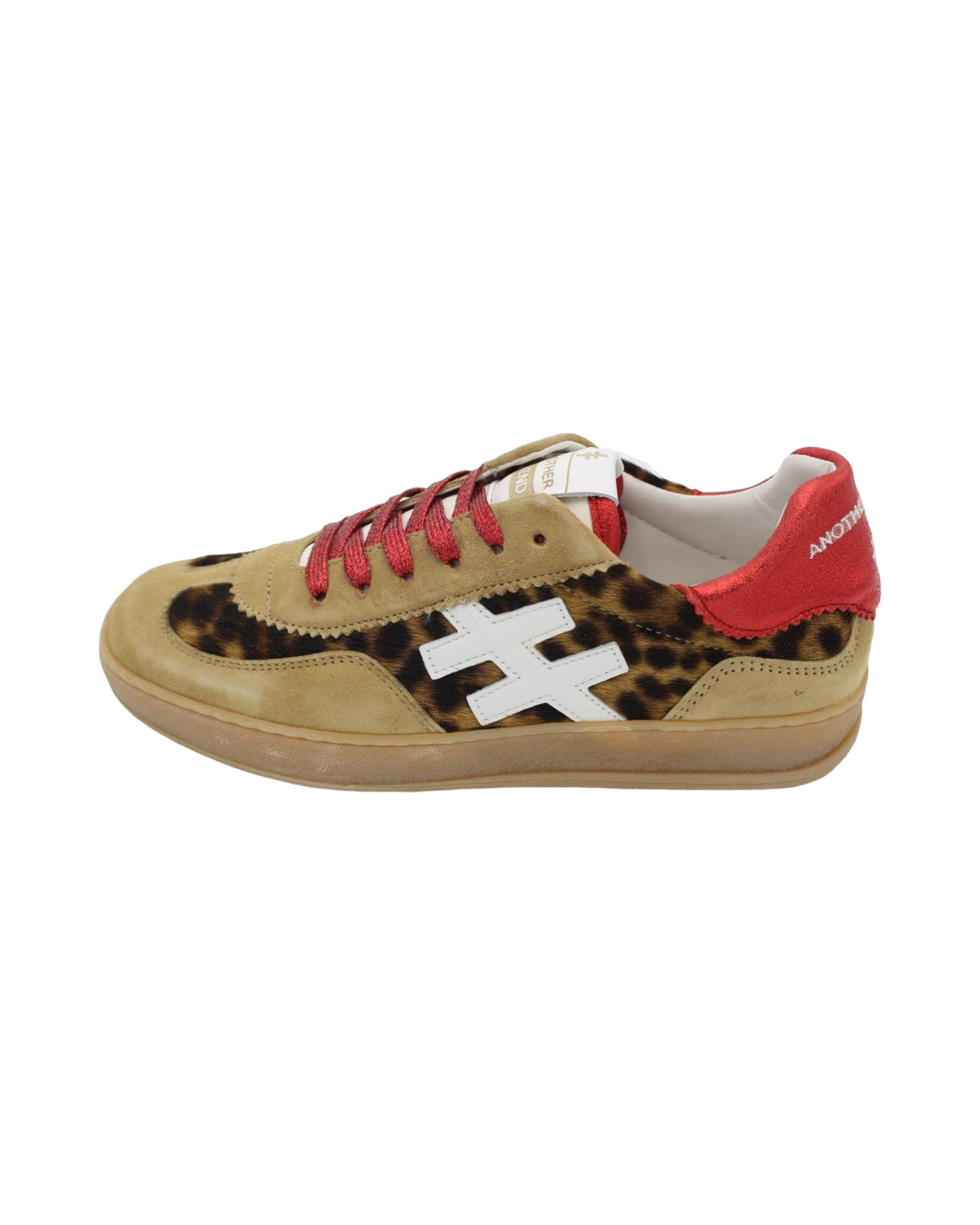 Another Trend - Ladies Trainers Camel, Leopard (3136)