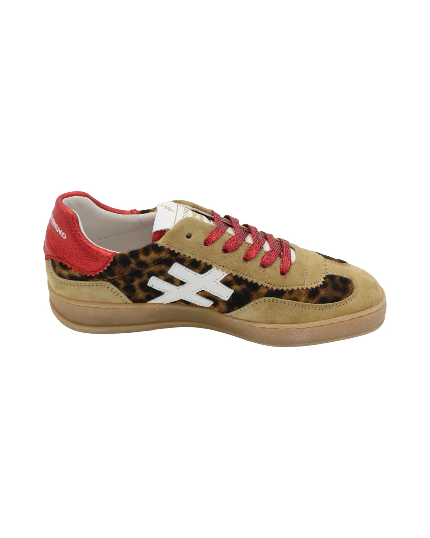 Another Trend - Ladies Trainers Camel, Leopard (3136)