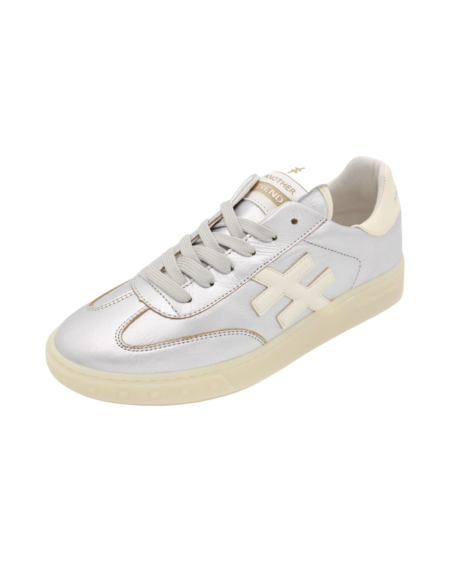 Another Trend - Ladies Trainers Silver, Cream (3138)