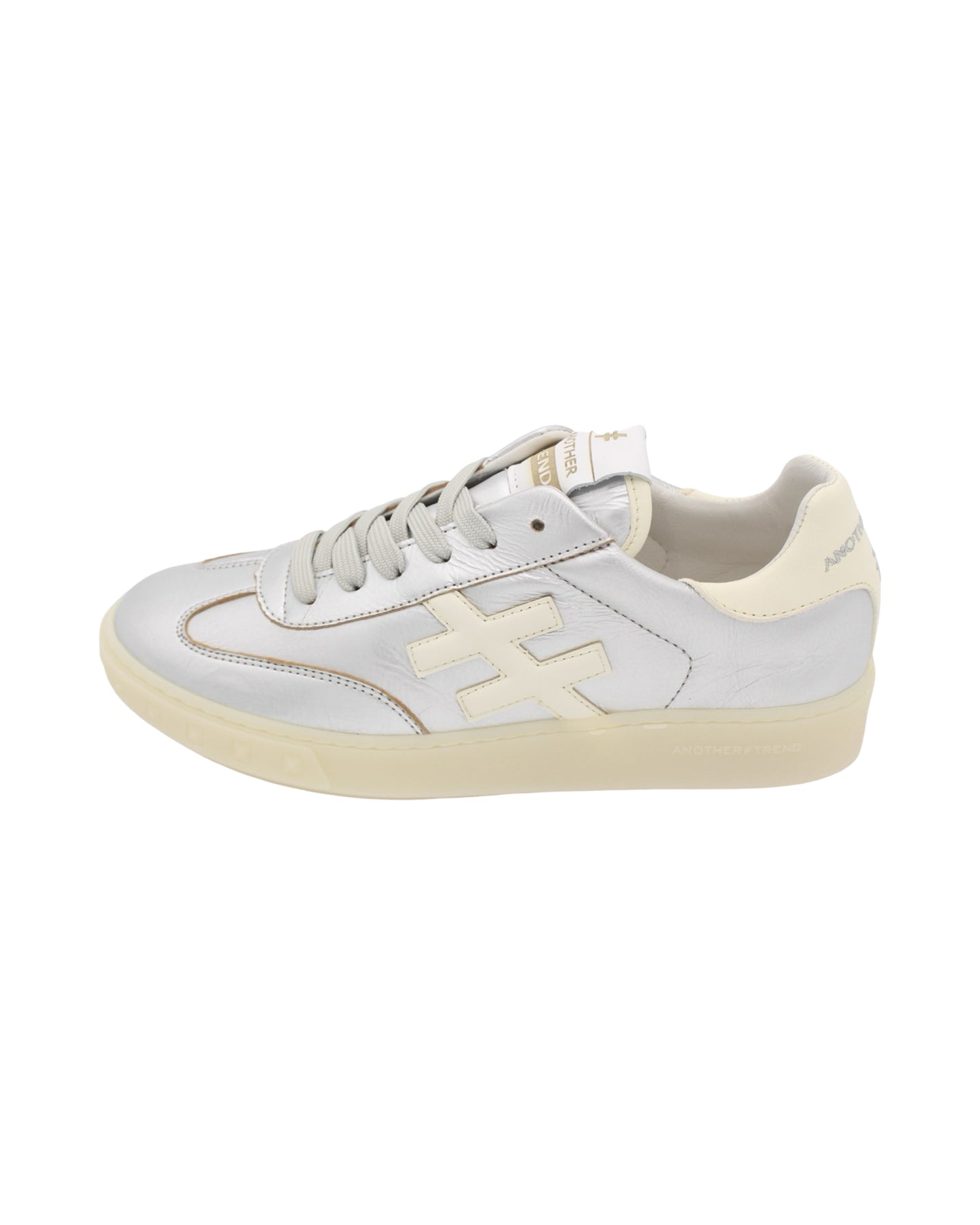 Another Trend - Ladies Trainers Silver, Cream (3138)