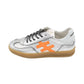 Another Trend - Ladies Trainers Silver, Orange (3139)