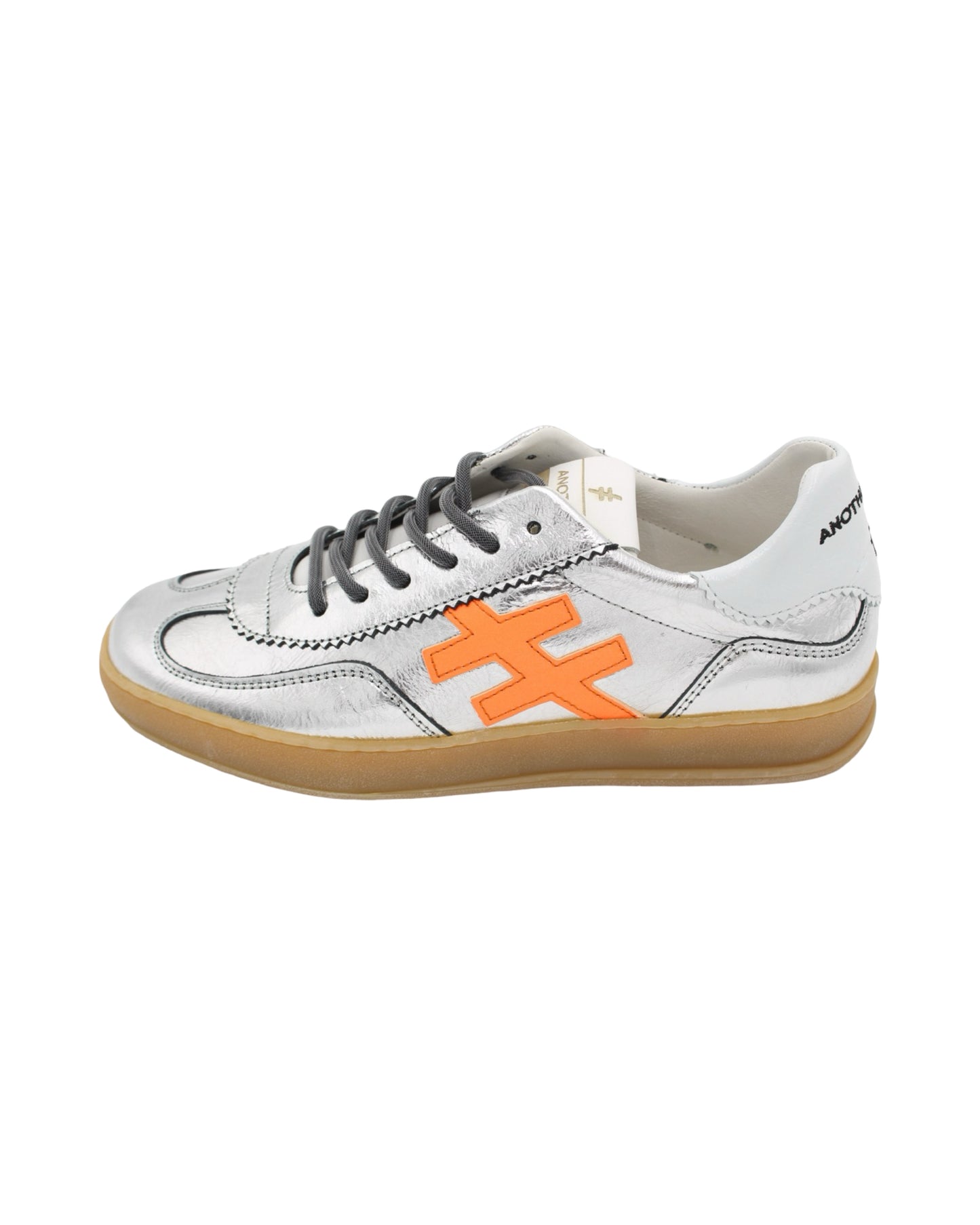 Another Trend - Ladies Trainers Silver, Orange (3139)