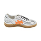 Another Trend - Ladies Trainers Silver, Orange (3139)