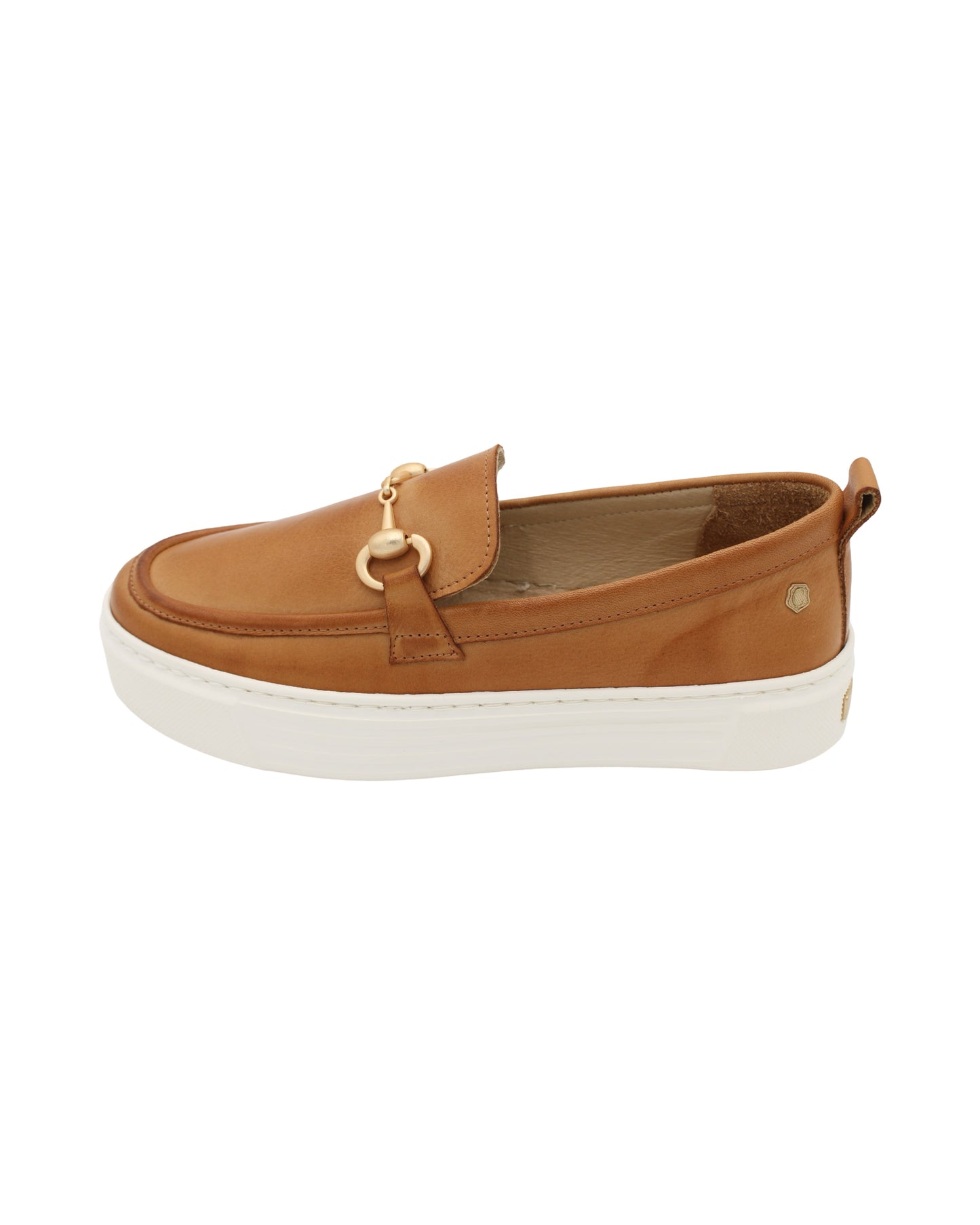 Carmela - Ladies Loafers Tan, White (3152)