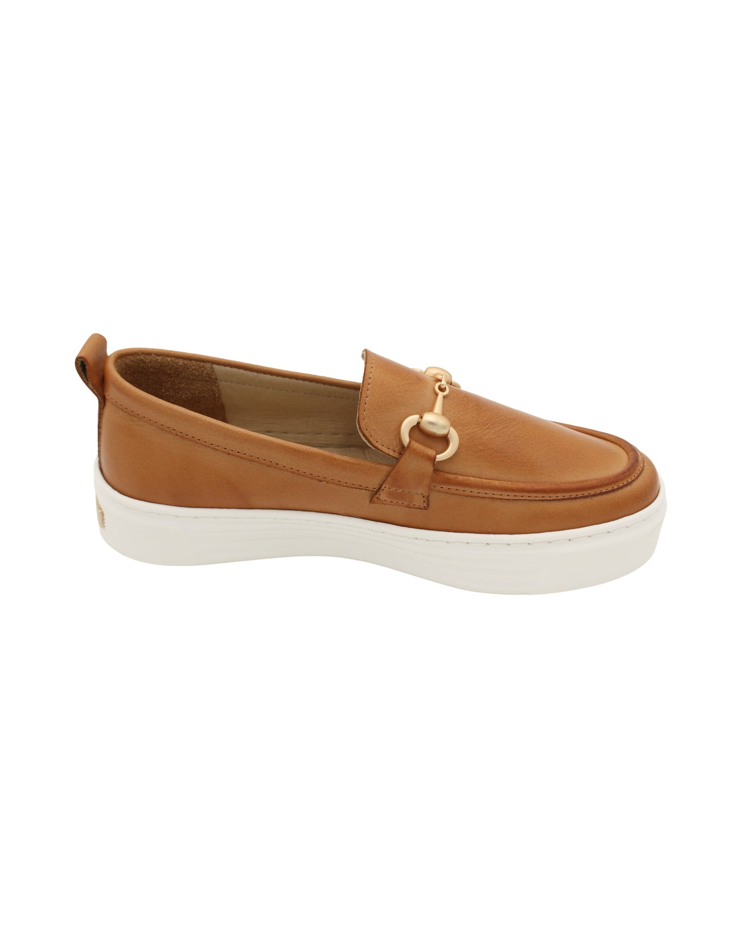 Carmela - Ladies Loafers Tan, White (3152)