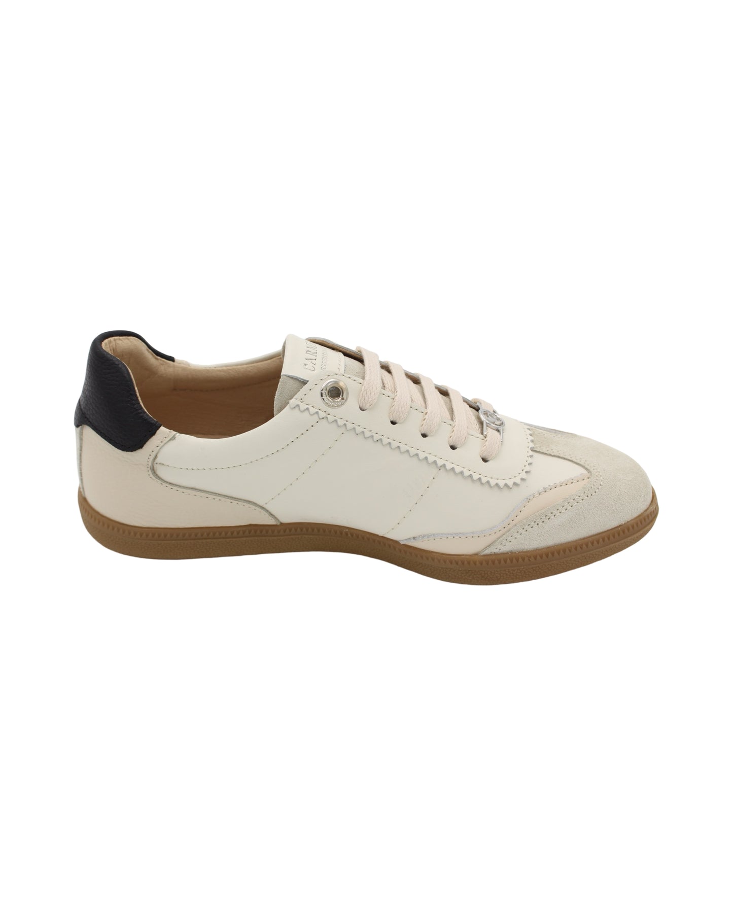 Carmela - Ladies Trainers Cream, Nude, Black (3153)