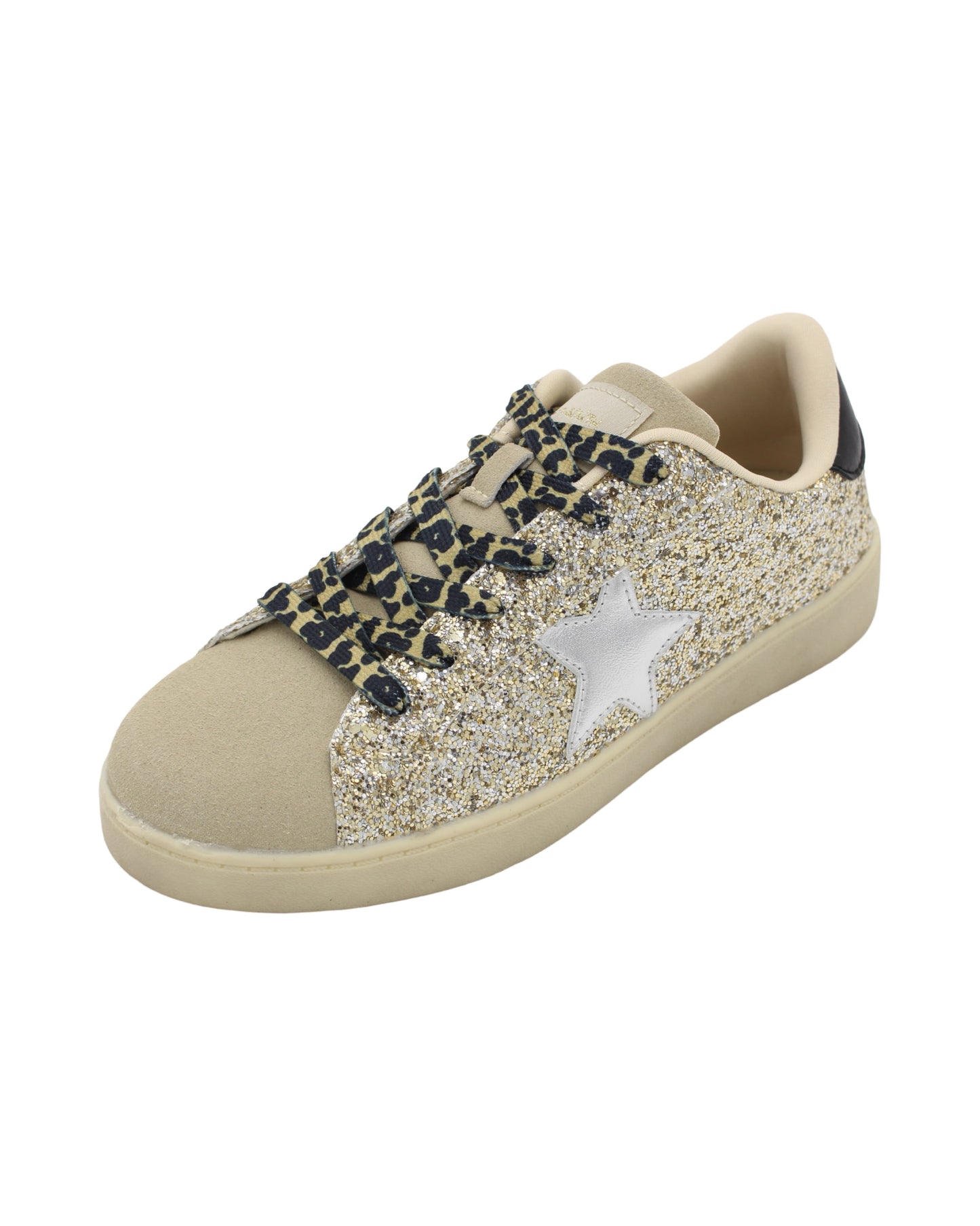 Teddy Smith - Ladies Trainers Gold, Silver (3155)