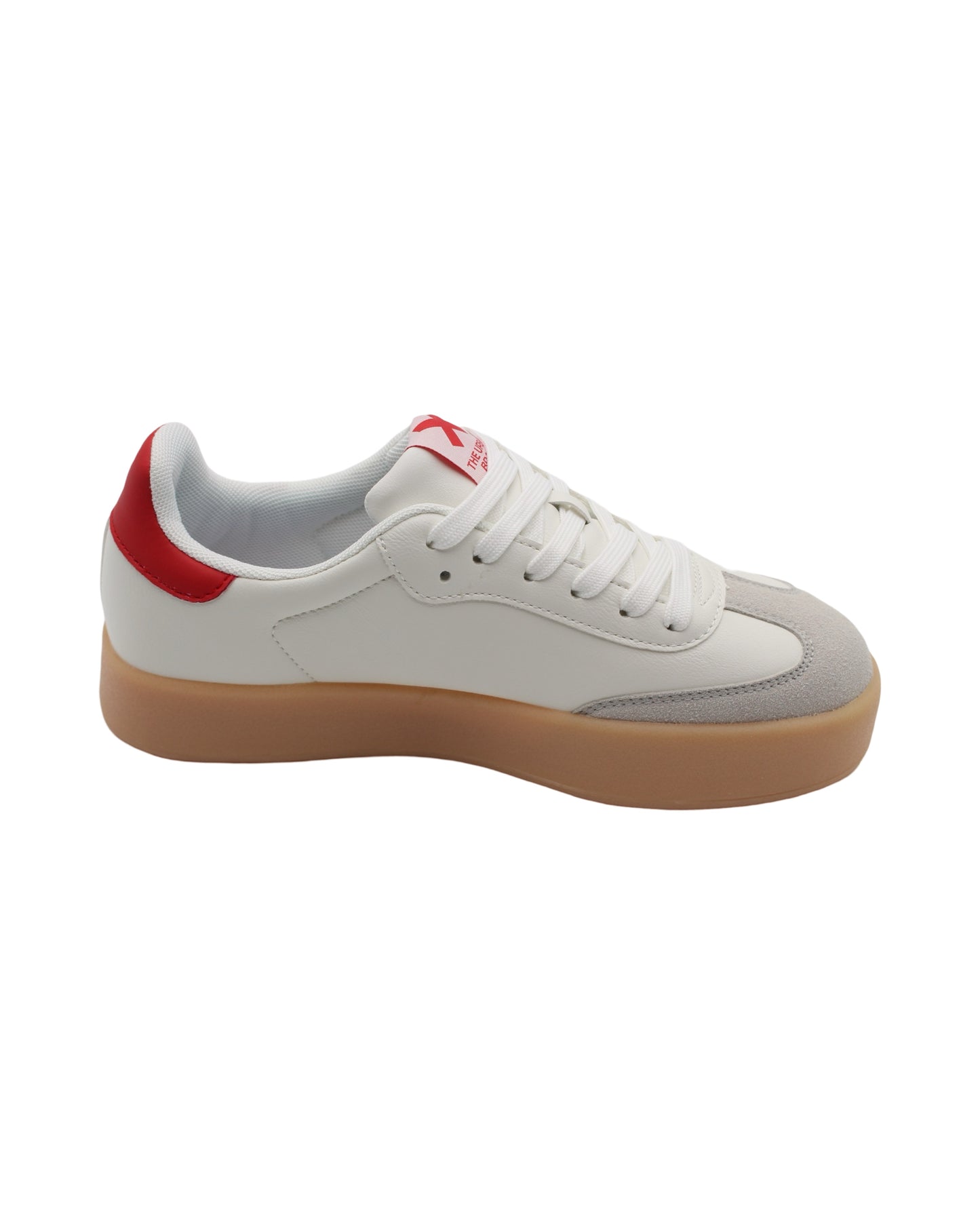 Xti - Ladies Trainers White, Red (3156)